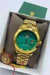 Rolex Oyster Perpetual Yeşil Kadran Kol Saati S626 Gold