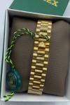 Rolex Oyster Perpetual Yeşil Kadran Kol Saati S626 Gold