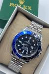 Rolex Submariner Gümüş Mavi Erkek Kol Saati S602 