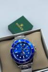 Rolex Submariner Gümüş Mavi Erkek Kol Saati S603 