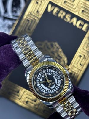 Rolex Unisex Gold Gümüş İthal Saat S376 