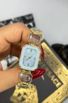 Swarovski Beşgen Gold Beyaz Taşlı Kadın Saat S415 