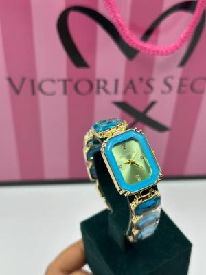 Swarovski Turkuaz-Gold  Kadın Kol Saati S800