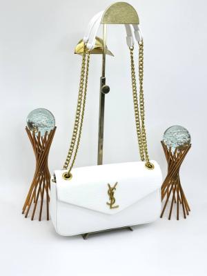 YSL CALYPSO CROSSBODY BEYAZ KADIN ÇANTA VLT396