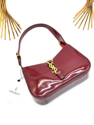YVES SAINT LAURENT LE 5 Â 7 SHOULDER BAGS BORDO Bordo