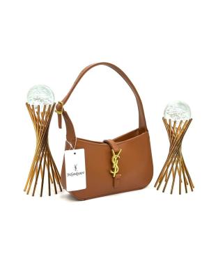 YVES SAINT LAURENT LE 5 Â 7 SHOULDER BAGS BROWN Kahverengi